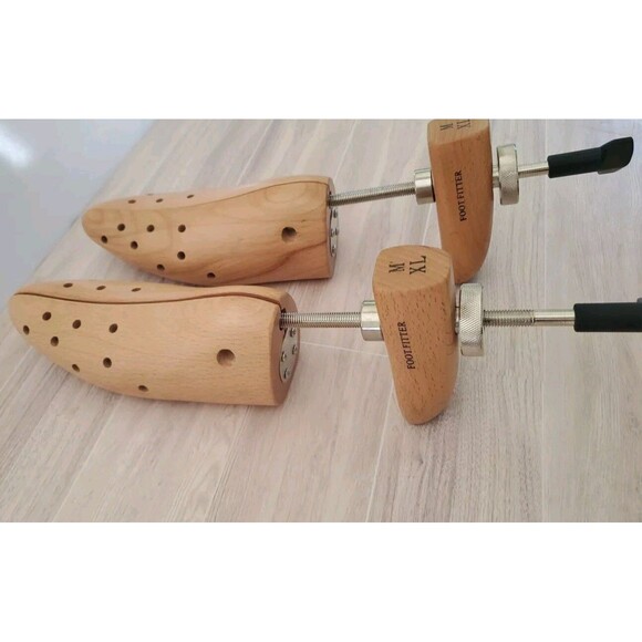 FootFitter Professional Shoe Stretcher Pair Mens M/Xl Plugs For Holes Not Includ - Picture 13 of 13
